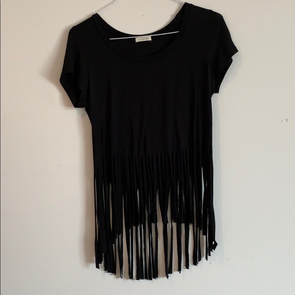 Black crop top